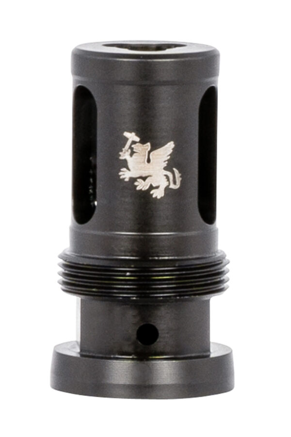 Griffin Armament TMHC305824 Taper Mount Hammer Comp Black 17-4 Stainless Steel with 5/8"-24 tpi Threads, 1.94" OAL & 1.08" Diameter for 30 Cal