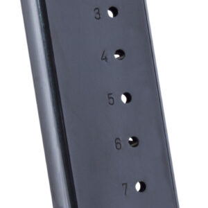 Mec-Gar MGCO4507BPF Standard  Blued Detachable 7rd 45 ACP for 1911 Officer