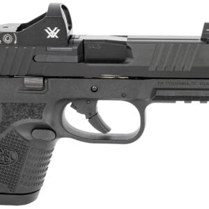 FN 66100803 509CT w/Optic 9mm Luger 10+1 4.32" Black Steel Threaded Barrel, Black PVD Optic Cut/Serrated Steel Slide & Polymer Frame w/Picatinny Rail, Vortex Viper Red Dot, Ambidextrous