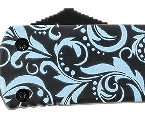 Templar Knife MMDT231 Gen II Maiden Teal Slim 3.43" OTF Tanto Plain Black Oxide Stonewashed 440C SS Blade, 5.05" Teal Aluminum Handle, Glass Breaker