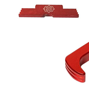 Cross Armory CRGOKRD 3 Piece Kit  Extended Compatible w/Glock Gen1-3 Red Anodized Steel/Aluminum