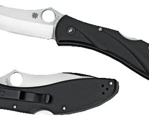 Spyderco C66PBK3 Centofante 3  3.14" Folding Drop Point Plain VG-10 SS Blade Black FRN Handle Includes Pocket Clip