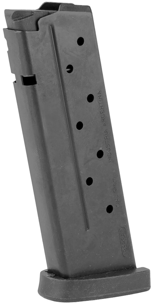 Bersa BP9CCMAG  BPCC 8rd 9mm Luger, Fits Concealed Carry Black Steel