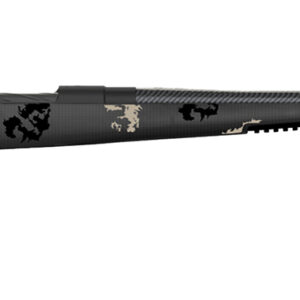 Fierce Firearms FCTRG65PRC22BBO CT Rage  6.5 PRC Caliber with 3+1 Capacity, 22" Carbon Fiber Barrel, Black Cerakote Metal Finish & Blackout Camo Fixed Fierce Tech C3 Stock, Right Hand (Full Size)