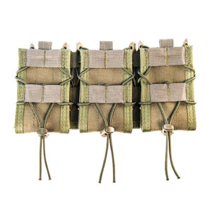 High Speed Gear 45TA00OD TACO Shingle Mag Pouch Triple OD Green Nylon MOLLE Compatible w/ Rifle