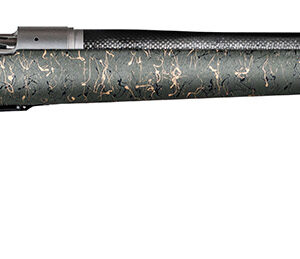 Christensen Arms CA10299414413 Ridgeline  308 Win 4+1 24" Carbon Fiber/Threaded Barrel, Natural Stainless, Green with Black/Tan Webbing Stock
