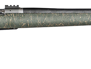 Christensen Arms CA10268H14233 Summit TI  Full Size 6.5 Creedmoor 4+1, 24" Natural Titanium Steel Threaded Barrel, Natural Titanium Aluminum Receiver Green w/Black/Tan Webbing Fixed Sporter Stock