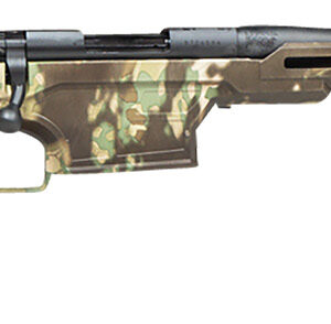 Howa HMXL350KAC M1500 Mini Excel Lite 350 Legend 3+1 16.25" Blued Heavy Threaded Barrel, Blued Drilled & Tapped M-LOK Handguard, Kratos Camo Synthetic Adj Luth-AR Stock, Black Polymer Grip, Right Hand