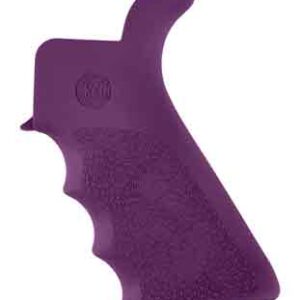 HOGUE AR-15 BEAVERTAIL GRIP - W/FINGER GROOVES PURPLE