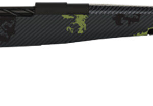 Fierce Firearms ROG300WIN22BF Carbon Rogue  Full Size 300 Win 3+1 22" Carbon Fiber Hand Lapped/Match Grade Threaded Barrel, Black Cerakote Steel Receiver, Forest Camo Fierce Rogue Carbon Fiber Stock