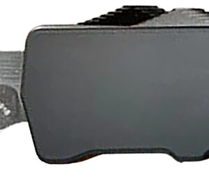 Templar Knife XSBR221 Premium LW Excalibur Small 3" OTF Tanto Plain Black Oxide Stonewashed D2 Steel Blade, 4.50" Black Aluminum Handle