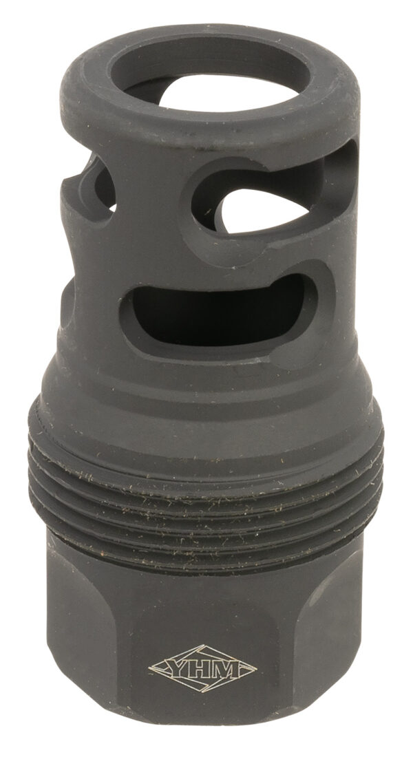 Yankee Hill 4445MB32 sRx Q.D. Muzzle Brake Short Black Phosphate Steel with 5/8"-32 tpi for sRx Adapters