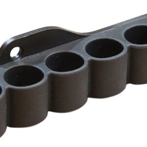 ADAPTIVE TACTICAL AT06000M Receiver Mounted Shell Carrier  6rd Non-Glare Black Synthetic Rubber Fits Mossberg 500/590/ Maverick 88 12 Gauge