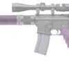HOGUE AR-15 COLLAPSIBLE STOCK - PURPLE RUBBER MIL-SPEC - Image 3