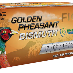 Fiocchi 12GPB6 Golden Pheasant Bismuth 12Gauge 2.75" 1 1/4oz 6Shot 10 Per Box/10 Case