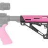 HOGUE AR-15 COLLAPSIBLE STOCK - PINK RUBBER MIL-SPEC - Image 3