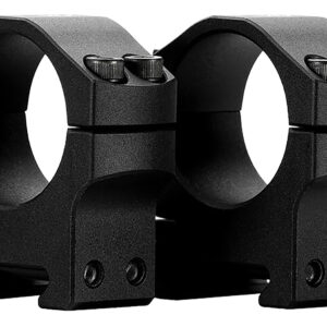 Mdt Sporting Goods Inc 103347BLK Premier Scope Ring Set Black Aluminum 30mm Tube Medium