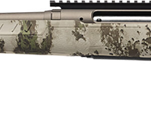 Savage Arms 32309 Axis 2 Pro Compact 243 Win 4+1 20" Gun Metal Bronze Cerakote Heavy Threaded Barrel & Picatinny Rail Carbon Steel Receiver, Fixed Woodland Camo Synthetic Stock, Left Hand