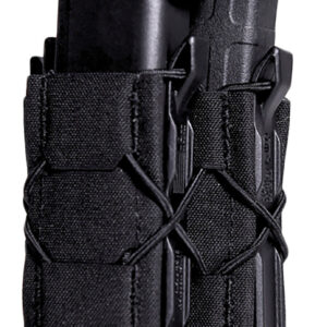 High Speed Gear 24DD00BK TACO Gen 2 Double Decker Black Nylon Laminate MOLLE Mount Pistol/Rifle