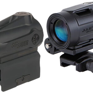 Sig Sauer Electro-Optics SORJMSR501 Romeo-MSR Gen II w/Juliet5 Micro Magnifier Black 1x20mm/5x42mm, 2 MOA Red Dot and Magnifier