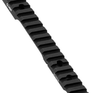 Mdt Sporting Goods Inc 102357BLK 20 MOA Picatinny Scope Base  Black Anodized Aluminum 11" Long Fits Howa 1500 Long Action