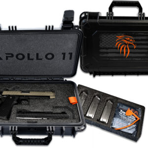 Live Free Armory LFAPF712086 Apollo 11  9mm 17+1 4.15" 416 Stainless Steel Slide Elite Flat Dark Earth Cerakote Black Polymer Grip