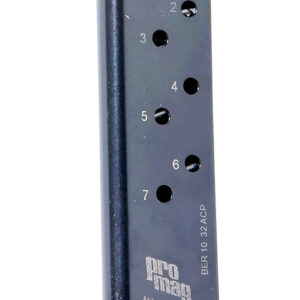 ProMag BER10   7rd 32 ACP Fits Beretta 3032 Tomcat Blued Steel