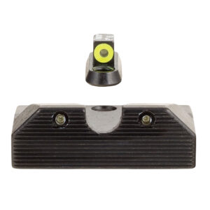 Trijicon 601080 HD XR Night Sight Set Green Tritium/Yellow Outline Front, Green Tritium Rear, Black Frame, Fits CZ P-10/P-10C