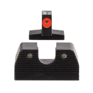 Trijicon 600891 HD XR Night Sight Set Green Tritium/Orange Outline Front, Green Tritium Rear, Black Frame, Fits FN FNP/FNX