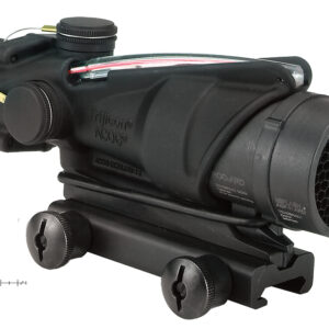 Trijicon 100226 ACOG  Black Hardcoat Anodized 4x32mm Illuminated Red Chevron Reticle