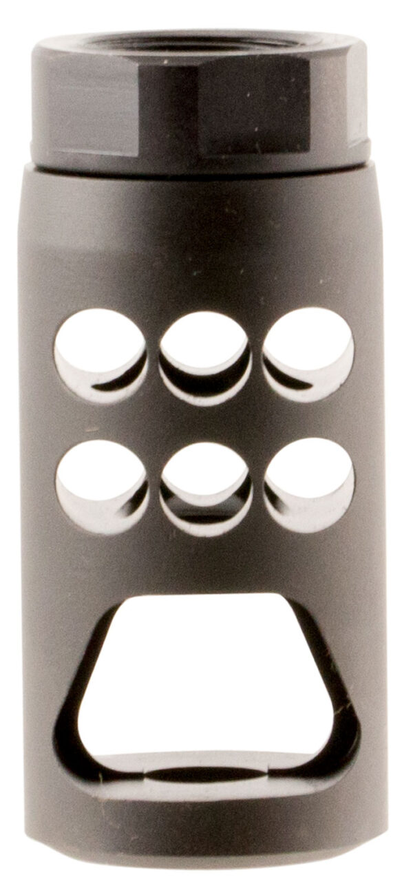 Ruger 90590 Hybrid Muzzle Brake Ruger Precision 7.62x51mm NATO Black Matte Steel with 5/8"-24 tpi Threads, 2.20" OAL & 1" Diameter