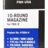 FN MAGAZINE FNX-9 9MM 10RD - BLACK STEEL - Image 2