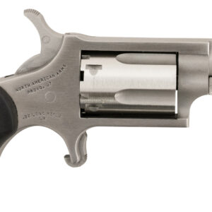 North American Arms 22LRGRCHS Mini-Revolver Carry Combo 22 LR 5 rd 1.13" Barrel, Stainless Steel Barrel/Cylinder/Frame, Black Rubber Grip, Includes Exclusive Holster Package