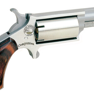 North American Arms 22MCB Companion  SAO 22 Mag #11 Percussion 1.63" 5 Shot Stainless Frame Stainless, Cylinder & Barrel Rosewood Birdshead Grip