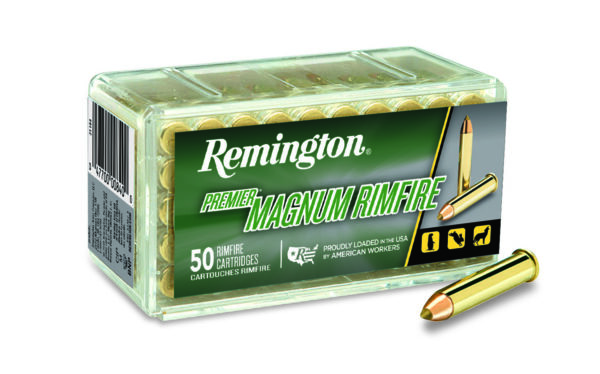Remington Ammunition 21184 Premier Magnum Rimfire 22WMR 33gr AccuTip V 50 Per Box/40 Case