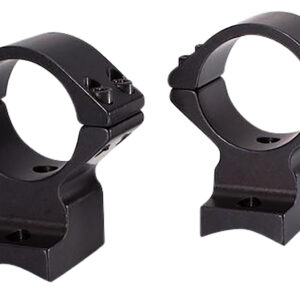 Talley 940702 Scope Mount/Ring Combo  Black Anodized 1" Tube Winchester Model 70 Medium Rings