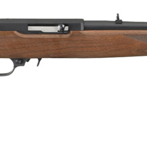 Ruger 1102 10/22 Sporter Full Size 22 LR 10+1 18.50" Satin Black Alloy Steel Barrel, Aluminum Receiver, Fixed American Walnut Stock, Right Hand