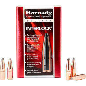 Hornady 4503 InterLock  45 Cal .458 350 gr Flat Point 50 Per Box/ 15 Case