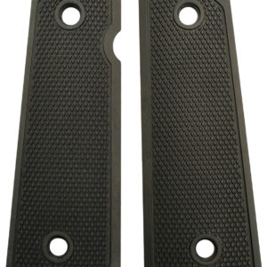 Archangel AA107 Grip Panels  Made of Aluminum With Black Anodized Diamond Checkering Finish for 1911 Government