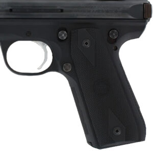 Hogue 82090 Grip Panels  Diamond Checkering Black Rubber for Ruger Mark III 22/45
