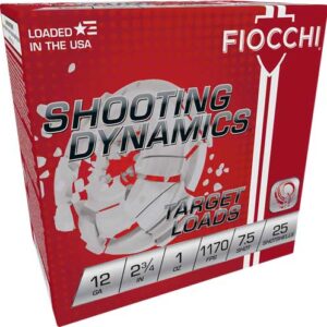 FIOCCHI 12GA 2.75" 1OZ #7.5 - 1170FPS 250RD CASE LOT