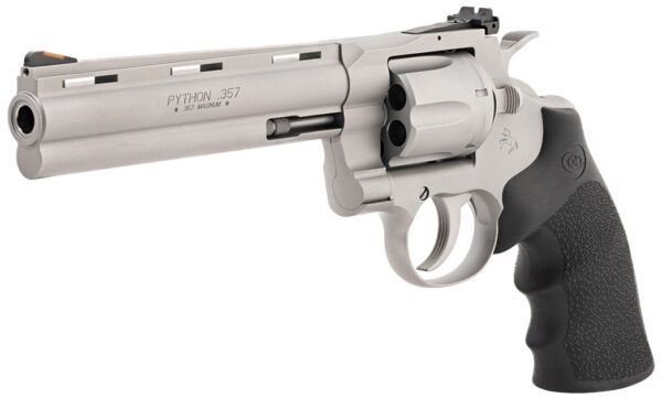 CLT PYTHON 357MAG 6 MATTE SS RUBBER