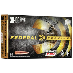 FED PREMIUM 30-06 165GR BARNES TSX 20/10