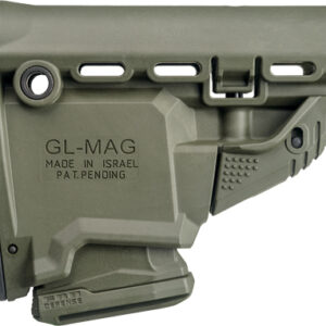 F.A.B. DEFENSE BUTTSTOCK AR-15 - /M4 OD GREEN ADJ CHEEK PIECE