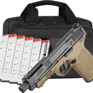 S&W M&P 5.7 NO THUMB SAFETY 5" - 6-22 RD MAGS OPTIC CUT FDE/BLK