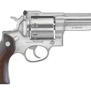 RUGER REDHAWK 357MAG 4.20" AS - STAINLESS WOOD 8-SHOT