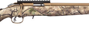 RUGER AMERICAN 22LR BRONZE - CERAKOTE GO WILD IM BRUSH CAMO