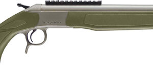 CVA SCOUT TD V3 400 LEGEND 20" - STAINLESS/OD GREEN SYNTHETIC