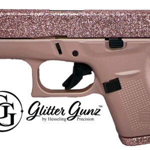 GLOCK 42 380ACP 3.25 ROSE GOLD GLITTER GUNZ