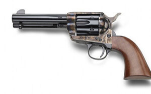 Pietta HF9CHS434NM GWII Californian 9mm 6 Rounds 4.75" Case Hardened/Blued/Wood